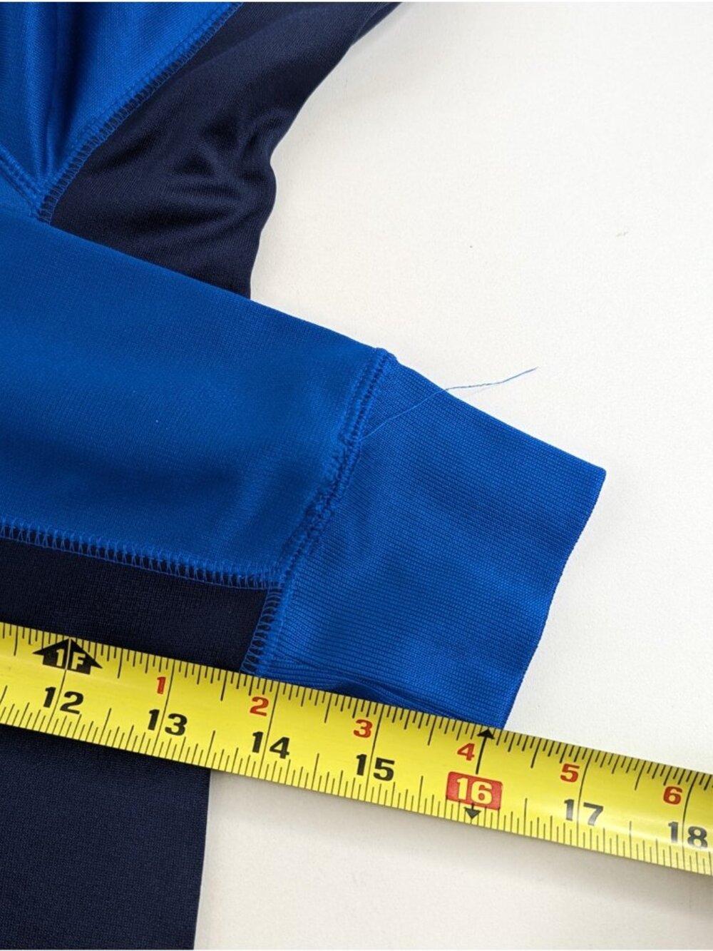Nike Dri Fit Hoodie Youth Medium Blue Black Magenta Pullover Hooded Sweatshirt - Picture 6 of 10